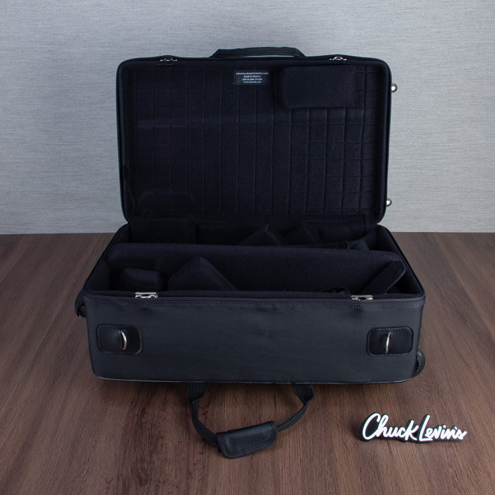 Marcus Bonna Triple Case for Piston Trumpets with Wheels - Black