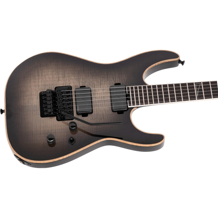 Jackson Limited Edition Wildcard Sereis Soloist SL2FM Electric Guitar - Transparent Black Burst - New