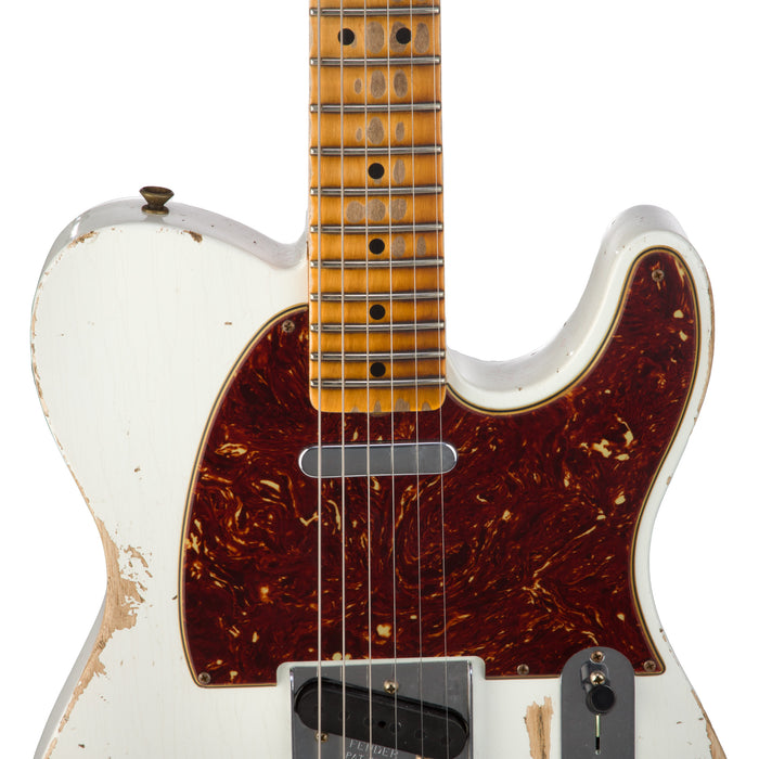 Fender Custom Shop 1952 Telecaster Heavy Relic Guitar - Aged Olympic White - CHUCKSCLUSIVE - #R123677