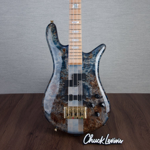 Spector Euro4 LT Bass Guitar - Exotic Poplar Burl Blue Fade - CHUCKSCLUSIVE - #]C121SN 21047