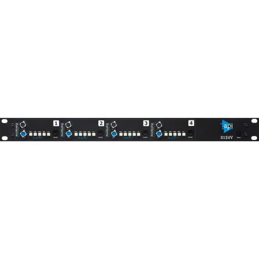 API 3124V Discrete 4-Channel Mic PreAmp