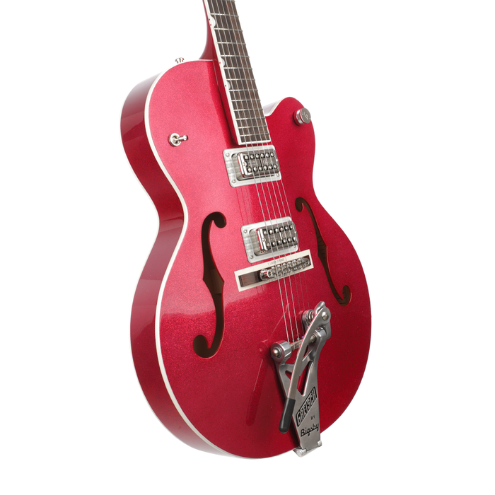 Gretsch G6120T-HR Brian Setzer Signature Hot Rod Hollow Body With Bigsby - Magenta Sparkle - New