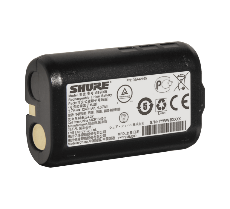 Shure SB900B Rechargeable Lithium-Ion Battery