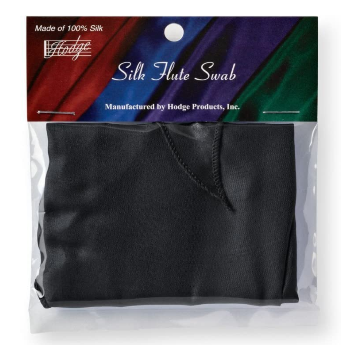 Hodges Silk Flute Swab - Black