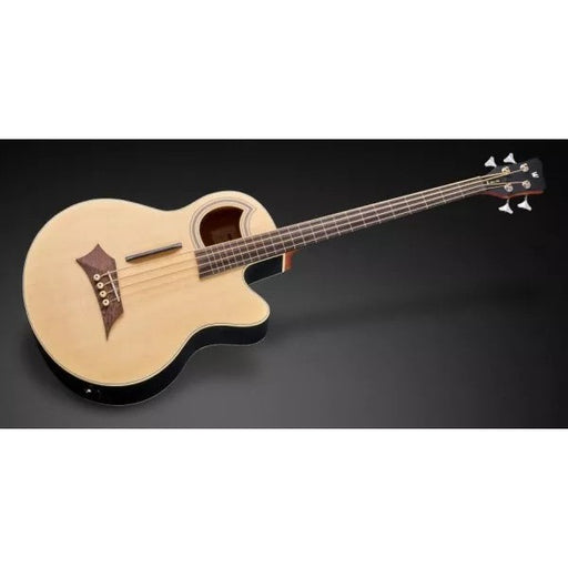 Warwick RockBass Alien Standard 4-String Acoustic Electric Bass Guitar - Natural Transparent Satin - New