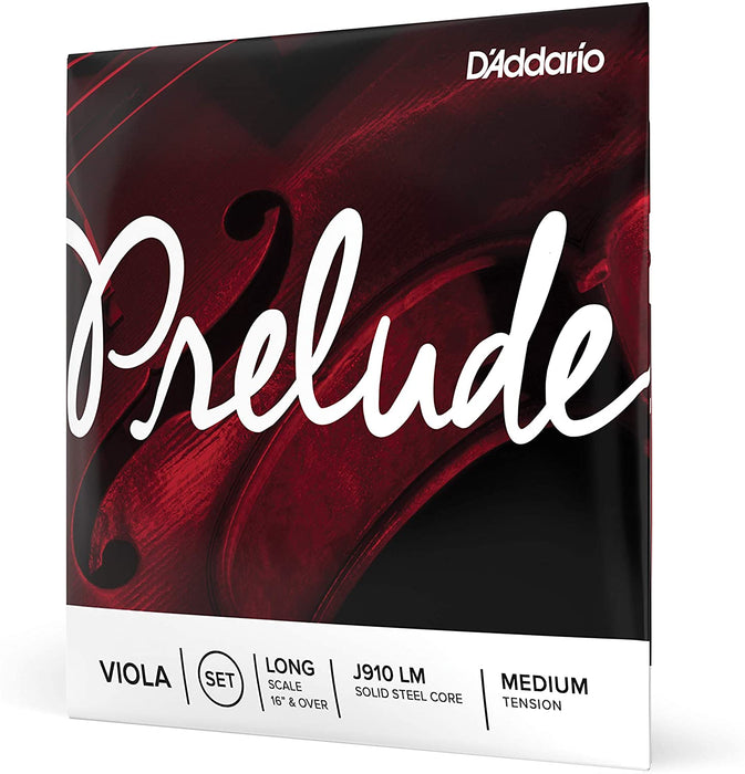 D'Addario Prelude Full Scale Viola Strings - J910 LM