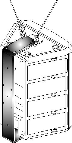 Electro-Voice MB200 Wall Ceiling U Mount For Sx100/Sx300 Black