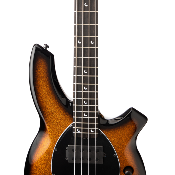 Ernie Ball Music Man Bongo HH 4-String Electric Bass Guitar - Harvest Orange - New