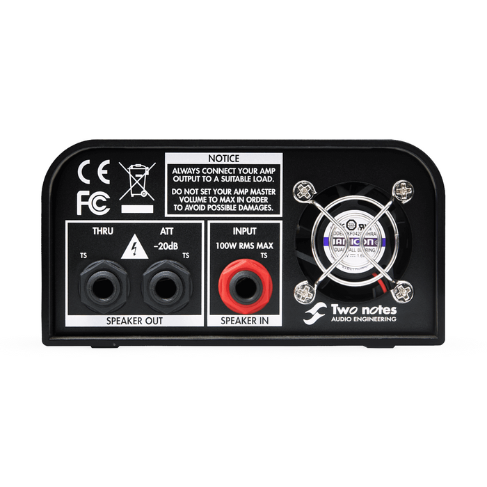 Two Notes Torpedo Captor 16-Ohm Reactive Load Box DI and Attenuator