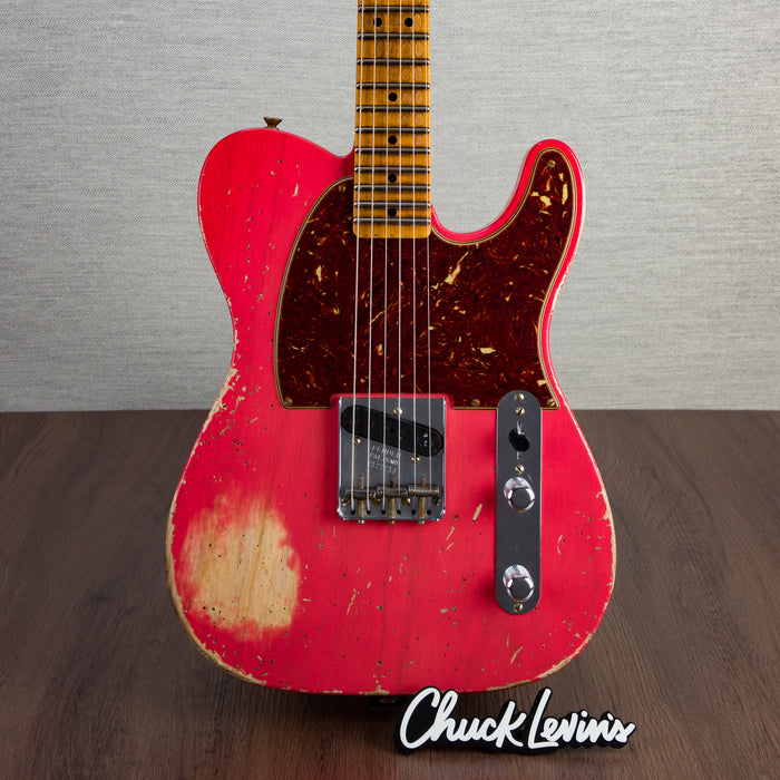 Fender Custom Shop 1950 Esquire Heavy Relic Electric Guitar - Watermelon King - CHUCKSCLUSIVE - #R127213