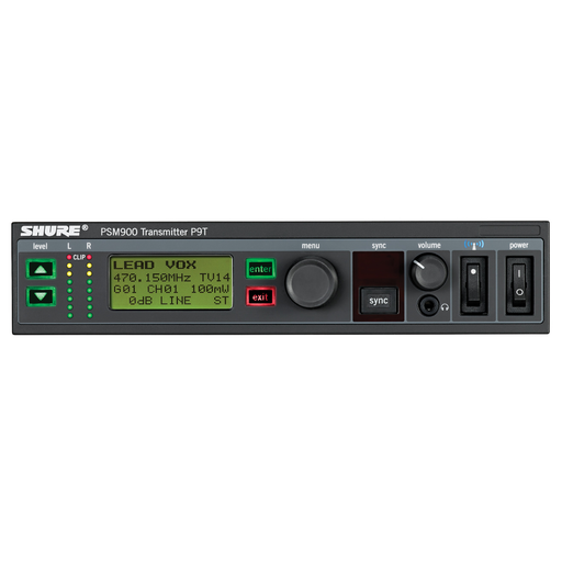 Shure PSM900 P9T System Half Rack Wireless Transmitter - G7 Band