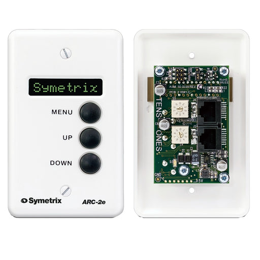 Symetrix ARC-2e Menu-Driven Remote Control for DSPs - White