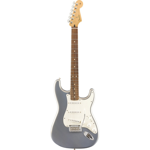 Fender Player Stratocaster Electric Guitar - Silver, Pau Ferro Fingerboard - New