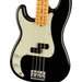 Fender American Professional II Left-Handed Precision Bass Guitar, Maple Fingerboard - Black