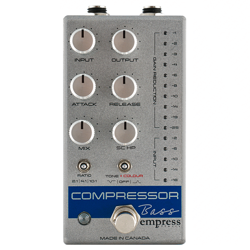 Empress Effects Bass Compressor Pedal - Silver Sparkle