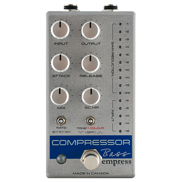 Empress Effects Bass Compressor Pedal - Silver Sparkle