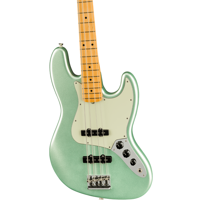 Fender American Professional II Jazz Bass - Mystic Surf Green with Maple Fretboard - New