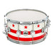 Drum Workshop 14" x 7" Collector's Series Pure Maple Snare Drum - D.C. Flag Lacquer With Chrome Hardware