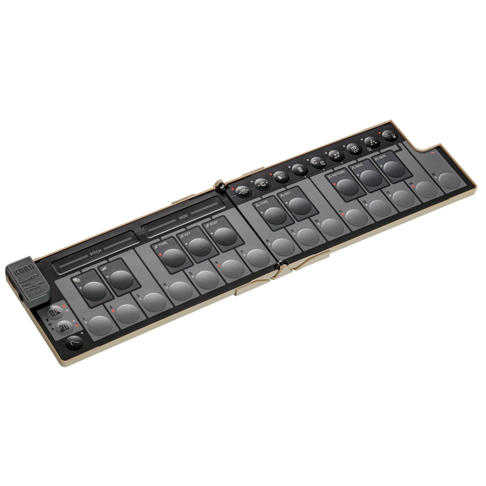 Korg nanoKey Fold Foldable Midi Keyboard - Sand Beige