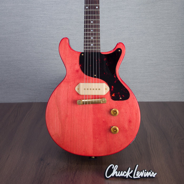 Gibson Murphy Lab 1958 Les Paul Junior Double-Cut, Gold Hardware - Watermelon King - CHUCKSCLUSIVE - #84568