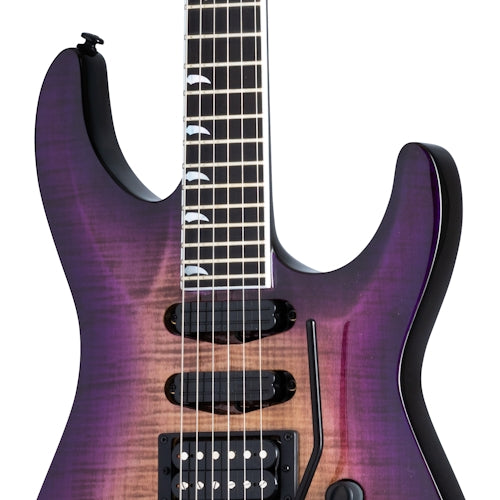 Kramer SM-1 Figured Electric Guitar - Royal Purple Perimeter