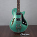 Duesenberg Starplayer TV Duo-Tone Semi-Hollow Electric Guitar - Catalina Harbor Green/White - #241239