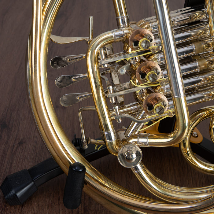 Stephens Series II Schmidt Style Bb/F Double Horn - Raw Brass