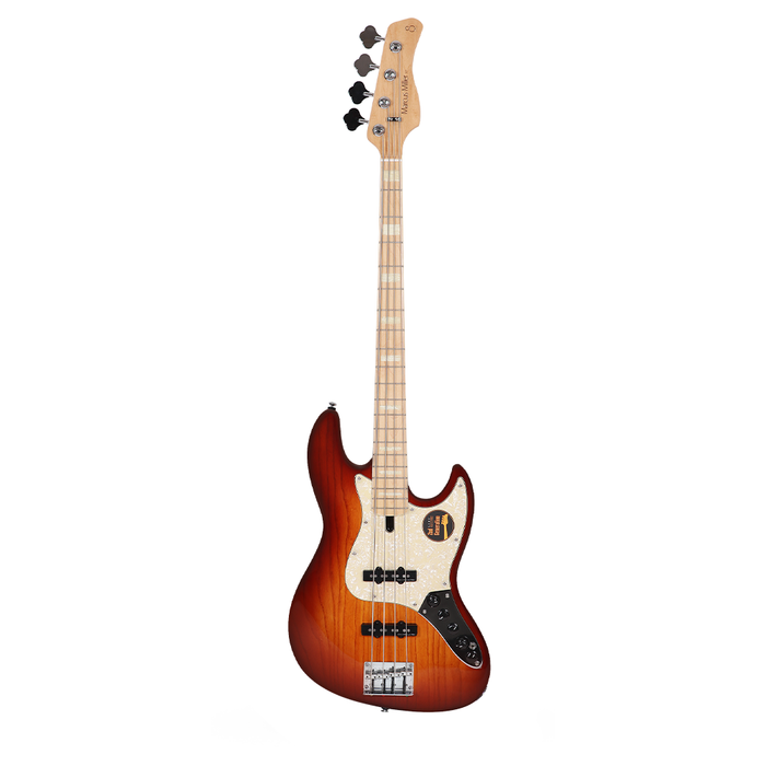 Sire Marcus Miller V7 Swamp Ash-4 Bass Guitar - Tobacco Sunburst - New