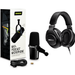 Shure MV7+-K Podcast Microphone and SRH440A Pro Headphones Bundle