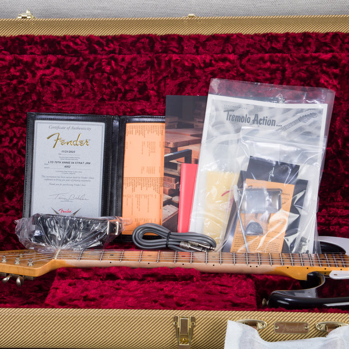 Fender Custom Shop Limited Edition 70th Anniversary 1954 Stratocaster Journeyman Relic Guitar - Wide-Fade 2-Color Sunburst - #XN4062