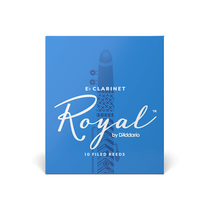 D'Addario RBB10 Royal Filed E-Flat Clarinet Reed 10-Pack - New,3