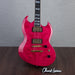 ESP USA Viper QM Electric Guitar - Raspberry - #US24133