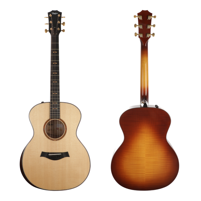 Taylor Custom Grand Auditorium 6-String - Premium Sitka Spruce & Maple A Flame - #1103049150