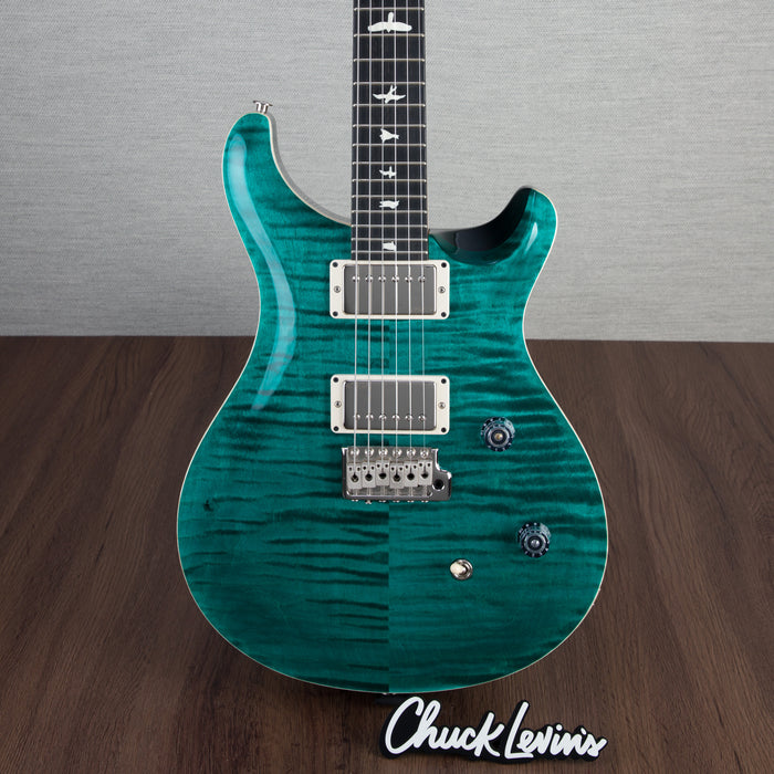 PRS CE24 Flame Maple Electric Guitar, Ebony Fingerboard - Turquoise - CHUCKSCLUSIVE - #230365094