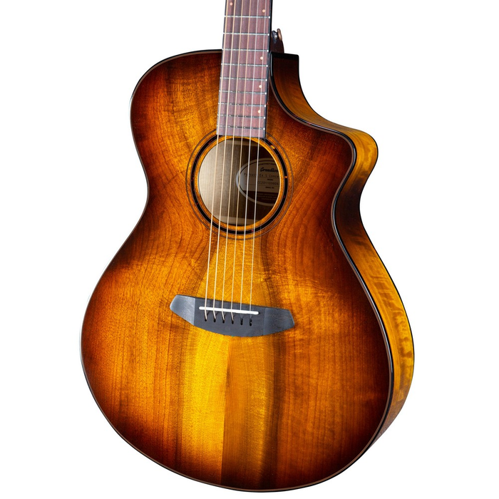 Breedlove ECO Pursuit Exotic S Concert CE Acoustic Guitar - Tiger's Eye, Myrtlewood - New