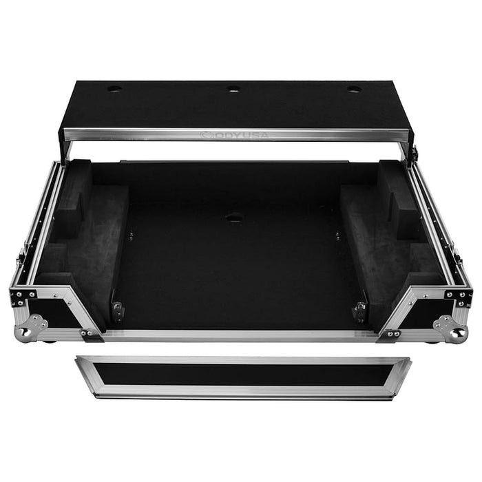 Odyssey Rane One Flight Case with 1U Rack Space and Glide Platform