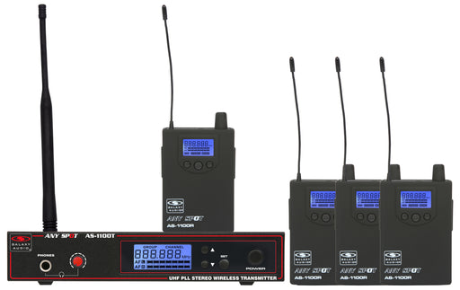 Galaxy Audio AS-1100D-4 Personal Wireless Monitoring System Band Pack