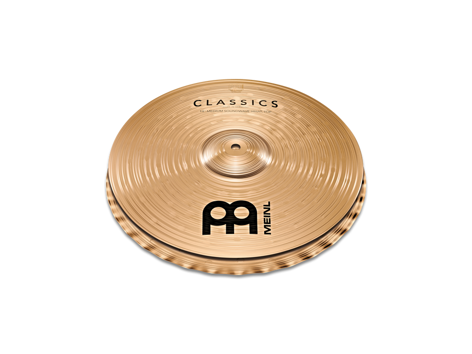 Meinl 14" Classics Powerful Soundwave Hi-Hat Cymbals