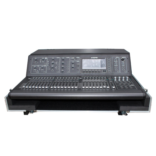 ProX XS-MIDM32DHW ATA Digital Audio Mixer Flight Case for Midas M32 Console with Doghouse Compartment and Caster Wheels