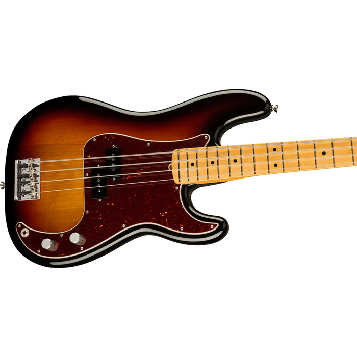 Fender American Pro II Precision Bass Guitar, Maple Fingerboard - 3 Color Sunburst