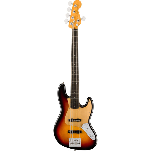 Fender American Ultra II Jazz Bass V Electric Bass Guitar, Ebony Fingerboard - Ultraburst