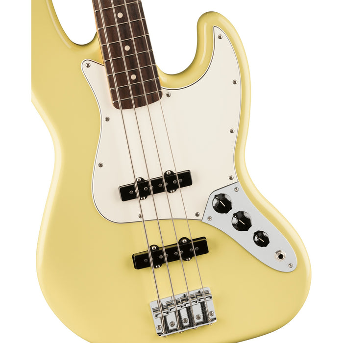 Fender Player II Jazz Electric Bass Guitar, Rosewood Fingerboard - Hialeah Yellow - Preorder