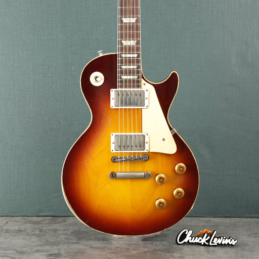 Gibson Custom Shop Murphy Lab 1958 Les Paul Standard - Ultra Heavy Aged Royal Tea Burst - CHUCKSCLUSIVE - #821493