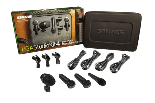 Shure PGASTUDIOKIT4 4-Piece Studio Microphone Kit