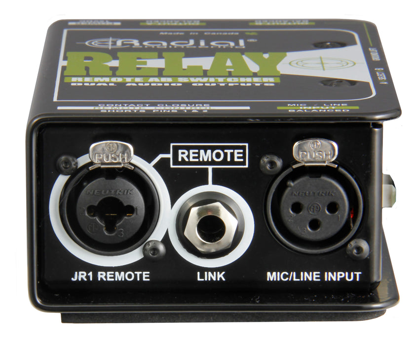 Radial Engineering Relay Xo Balanced Remote AB Switcher