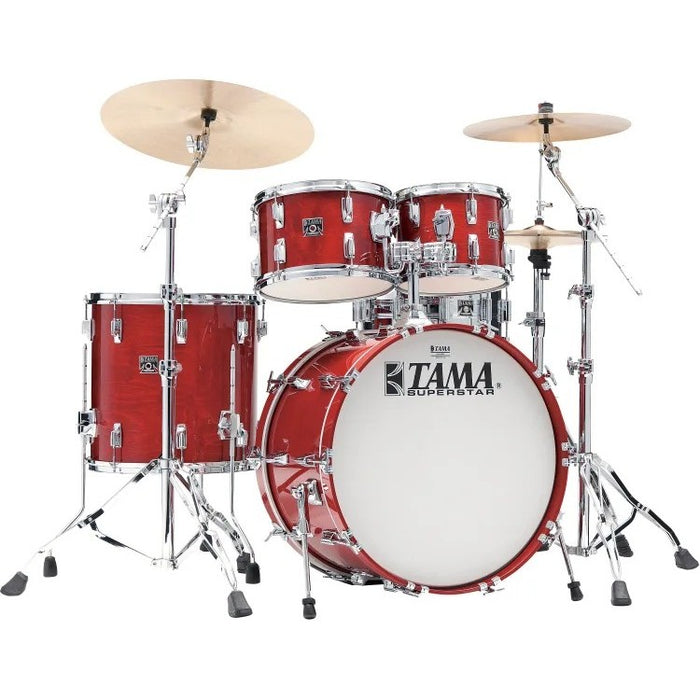 TAMA 50th Anniversary Limited Edition Superstar 4-Piece Shell Pack Reissue - Cherry Wine