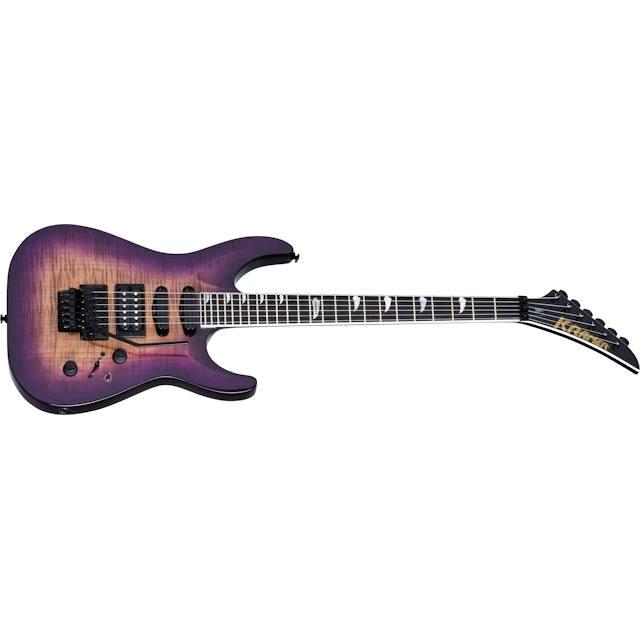 Kramer SM-1 Figured Electric Guitar - Royal Purple Perimeter