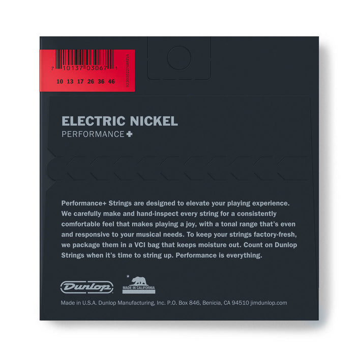 Dunlop DEN1046 Nickel Plated Steel Medium Electric Strings - .010-.046