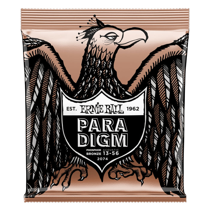 Ernie Ball Medium Paradigm Phosphor Bronze 13-56 Gauge Acoustic Guitar Strings