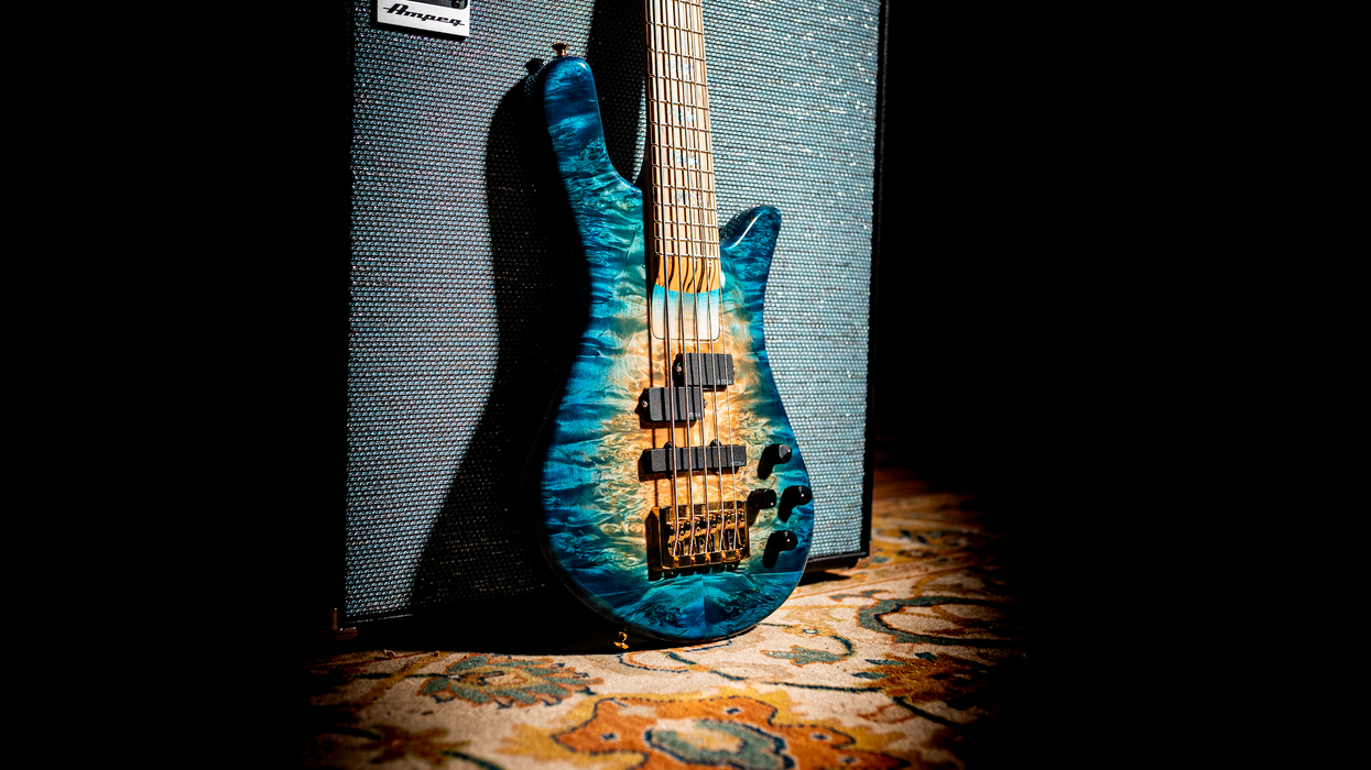 Spector USA Custom NS-5 Bolt-On 5-String Bass Guitar - Desert Island Gloss Chuck Levin's Exclusive